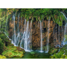  MÉDIA Öntapadó és mosható fotótapéta, 270 x 200 cm, Magas vízesés tapéta, díszléc és más dekoráció