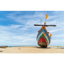  MÉDIA Plaja81 tradicionális csónak öntapadós tapéta, 270 x 200 cm tapéta, díszléc és más dekoráció