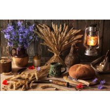  Media "Vidéki élet" tapéta, 270 x 200 cm tapéta, díszléc és más dekoráció