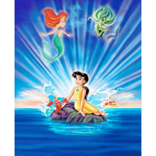  MÉDIA tapéta, A kis hableány II, 135 x 225 cm tapéta, díszléc és más dekoráció