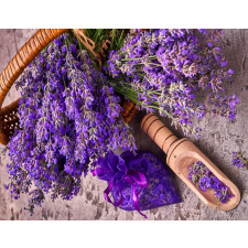  MÉDIA tapéta, növényvilág 167 levendula kosár, 220 x 135 cm tapéta, díszléc és más dekoráció