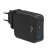 Media-Tech PD Smart Power 2x USB Type-C / 1x USB-A Univerzális Hálózati töltő - Fekete (65W)
