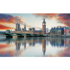  MÉDIA Vászonfestmény, Big Ben, Parlament, London, 105 x 70 cm grafika, keretezett kép
