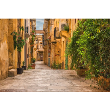  MÉDIA Vászonkép, 105 x 70 cm, Valletta, Málta, Város 94 grafika, keretezett kép