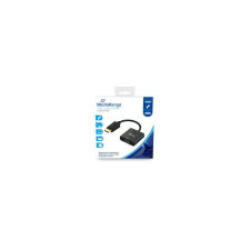 MediaRange HDMI Buchse/DP STecker 10 Gbit/s 15cm schwarz (MRCS175) kábel és adapter