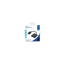 MediaRange HDMI Buchse/DP Stecker 18 Gbit/s 20cm schw (MRCS177) kábel és adapter