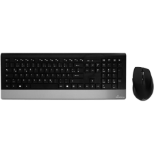 MediaRange Tastatur Highline wireless inkl. Maus schwarz (MROS105) billentyűzet