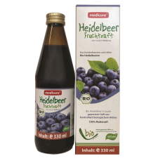 Medicura Medicura bio gyümölcslé 100% áfonya 330 ml üdítő, ásványviz, gyümölcslé