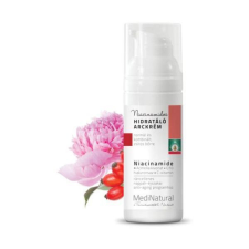 Medinatural bőrtökéletesítő, ráncellenes niacinamid hidratáló arckrém 50ml arckrém