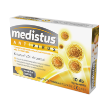 Medistus Medistus antivirus lágypasztilla méz-citrom ízben 10 db vitamin és táplálékkiegészítő