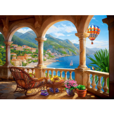 Meditáció fekete hegyen puzzle 2000 darabos - Castorland puzzle, kirakós