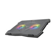 Meetion CP2020 15,6" RGB Laptop hűtőpad - Fekete laptop kellék