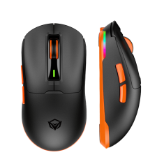 Meetion GW24 RGB Wireless Gamer Egér - Fekete (GW24BLACK) egér