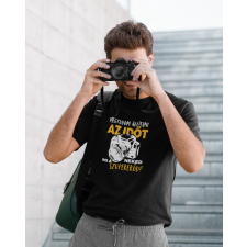  Meg tudom állítani az időt fekete póló egyedi ajándék