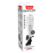 Mega-Bator Pussy White/Clear maszturbátor