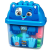 Mega Bloks : Boldog kiskutyus építőszett vödörben - Mattel
