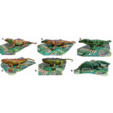 Mega Creative Gyík tapadókoronggal 23 cm játékfigura