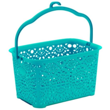 MEGA PLAST MONAKO csipesztartó kosár, 13×23,5×15,5 cm, türkiz (MAT27557) bútor