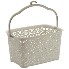 MEGA PLAST MONAKO csipesztartó kosár, 13×23,5×15,5 cm, világosszürke bútor