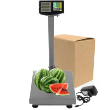 *MEGA-PROMO* Professzionális mérleg 300 kg-os emelvénnyel, összecsukható karral konyhai eszköz