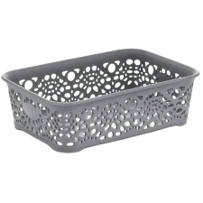 MEGAPLAST Mega Plast MONAKO XS, 6 × 20 × 14cm, szürke metál bútor