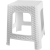 MEGAPLAST MEGA PLAST puff I 36x33x33 cm, polyrattan, fehér