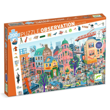 Megfigyeltető puzzle - A város, 200 db-os - The city puzzle, kirakós
