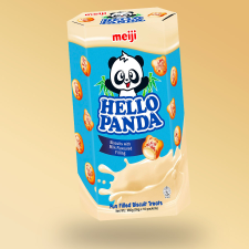  Meiji Hello Panda vanília krémmel töltött keksz 45g csokoládé és édesség