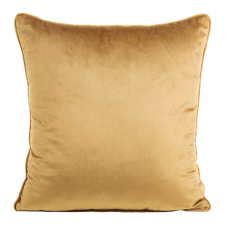  Mel kétoldalú bársony párnahuzat Fekete/mézsárga 40x40 cm lakástextília