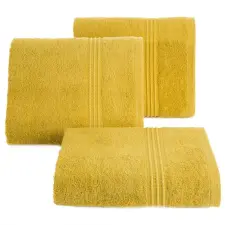  Mela pamut törölköző Mustársárga 50x90 cm lakástextília