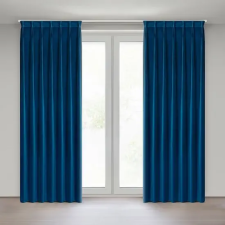  Melanie bársony sötétítő függöny Gránátkék 80x270 cm lakástextília