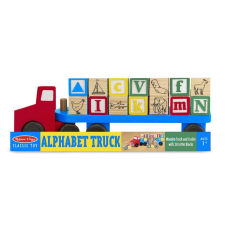 Melissa & Doug betűszállító teherautó fajáték