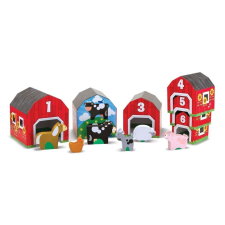 Melissa & Doug fejlesztő fajáték- háziállatok és lakhelyük kreatív és készségfejlesztő