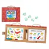 Melissa &amp; Doug Kreatív játék, Letörölhető rajz és mágneses játékkészlet, dínók