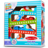 Melissa & Doug Cikk-cakk autópálya fa játék 2db autóval - Melissa & Doug