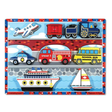 Melissa & Doug Fa puzzle a legkisebbeknek - Járművek Melissa & Doug kirakó puzzle, kirakós