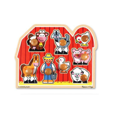 Melissa & Doug Farm fa forma puzzle fogantyúval - Melissa & Doug kreatív és készségfejlesztő