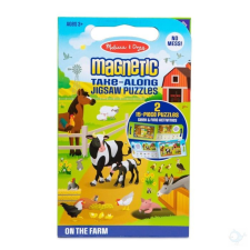 Melissa & Doug , mágneses puzzle, farm puzzle, kirakós