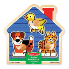 Melissa & Doug Melissa & Doug fa puzzle fogantyúval - Kis kedvencek puzzle, kirakós