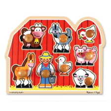 Melissa & Doug Melissa & Doug fajáték - Farm puzzle fogantyúval puzzle, kirakós