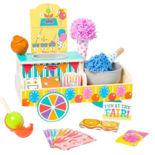 Melissa & Doug Toneta fából készült játékkészlet édességekkel - Szórakozás a vásári gyűjteményben konyhakészlet