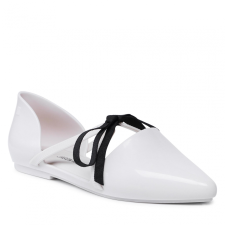 Melissa Félcipő MELISSA - Pointy Stripe Jason 33435 Beige/White 01664 női cipő