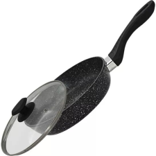 Mély serpenyő fedéllel GP-34128, márvány burkolat, 28cm edény