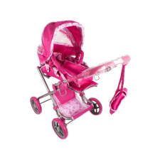  Mély táskás babakocsi pink71x42,5x69 cm 9333 játék babakocsi