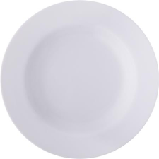 Mélytányér, fehér, 22,5 cm, 6 db-os szett, "Economic" tányér és evőeszköz