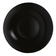  Mélytányér LUMINARC Diwali fekete 20 cm tányér és evőeszköz