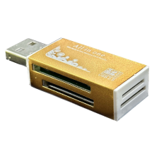  Memóriakártya Olvasó, SD, TF/MicroSD kártya foglalat, arany kábel és adapter