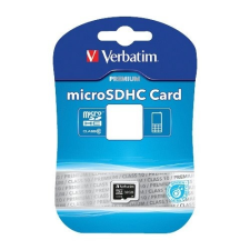  Memóriakártya VERBATIM MicroSD Class 10 16GB 44010 memóriakártya