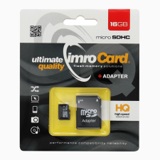  Memory Card Imro microSD 16GB with adapter SD memóriakártya