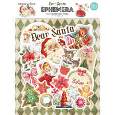 Memory Place Kivágatok - Dear Santa - Ephemera (1 csomag) matrica